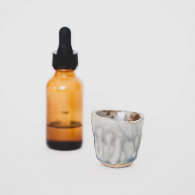 Ceramic Tincture Thimbles, Wellness Shot Glasses