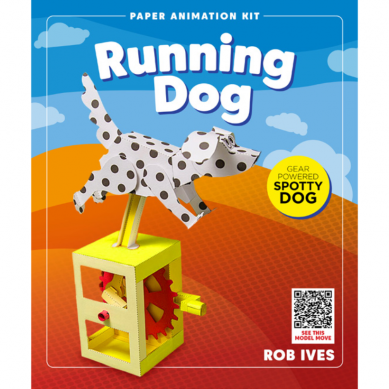 Running Dog Paper Animation Kit