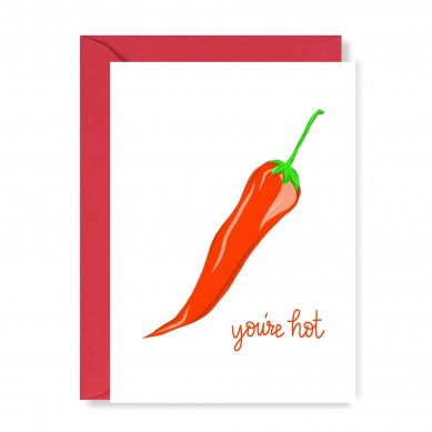 You're Hot Pepper Card