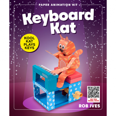 Keyboard Kat Paper Animation Kit