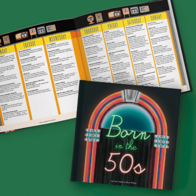 Born In The 50s -Throwback Nostalgic Gift Book for Adults