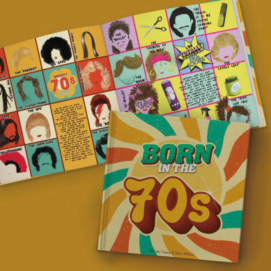 Born In The 70s Gift Book