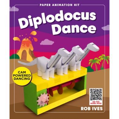 Diplodocus Dance Paper Animation Kit