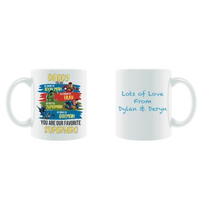 Superhero Dad - Father’s Day Mug - Birthday Mug