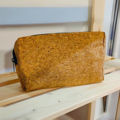 Cork Leather Wash Bag