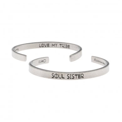 Soul Sister Quotable Cuff Bracelet