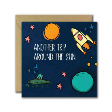 another trip around the sun birthday card