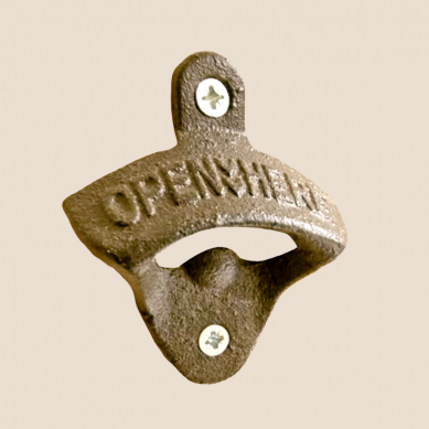 Bottle Opener "Open Here" Antique