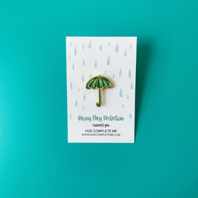 Umbrella Enamel Pin