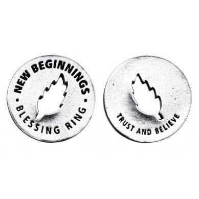 New Beginnings Blessing Ring Charm