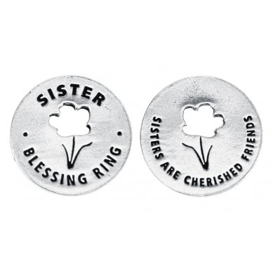 Sister Blessing Ring Charm