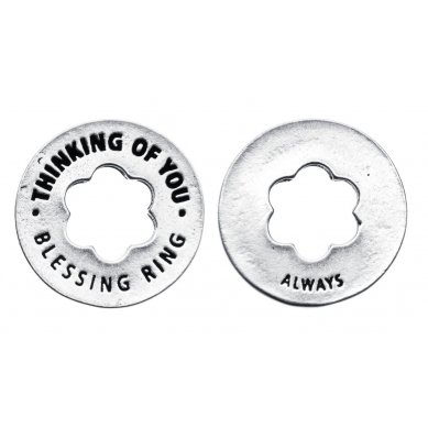 Thinking of You Blessing Ring Charm