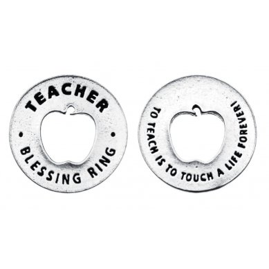 Teacher Blessing Ring Charm