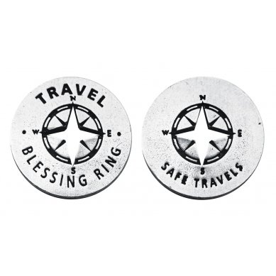 Travel Blessing Ring Charm