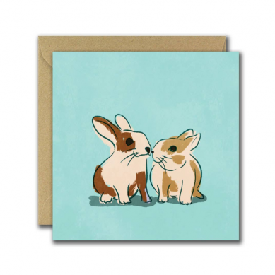 Wuv Everyday Greeting Card, FSC Card with Kraft Envelope