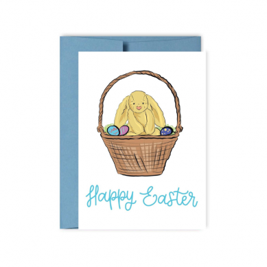 Easter Bunny Happy Easter Card