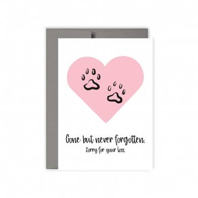 Cat Loss Sympathy Card