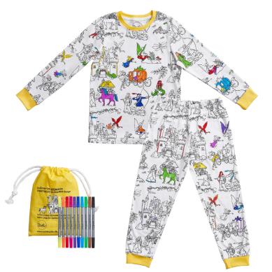 Colour-in Fairytale Pyjamas