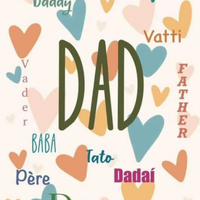 Dad, Daddy, Pops, Dadaí etc (Card)