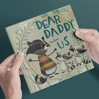 Dear Daddy Love From Us Gift Book