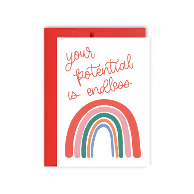 Your Potential Is Endless Motivational Card