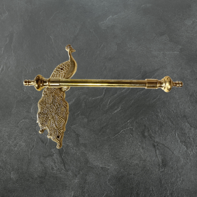 Peacock Style Brass Hooks and Holders