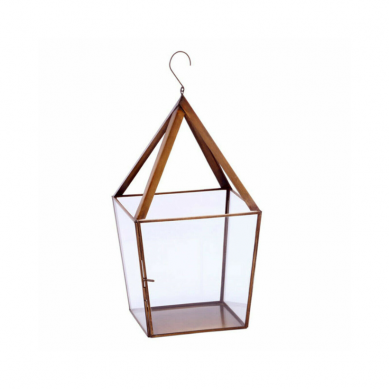 Pyramid Glass Lantern