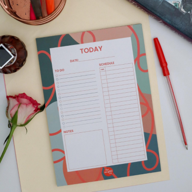 Squiggle Planner Pad