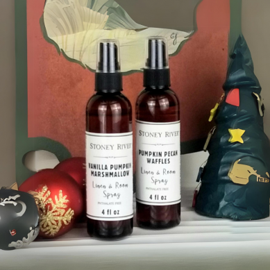 4 oz Fall & Winter Linen & Room Sprays With Fragrance Oils