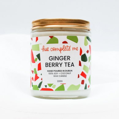 Ginger Berry Tea Jar Candle