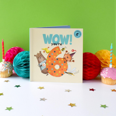 Wow! You're 6 - Birthday Book