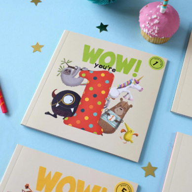 Wow! You're 1 - Birthday Book