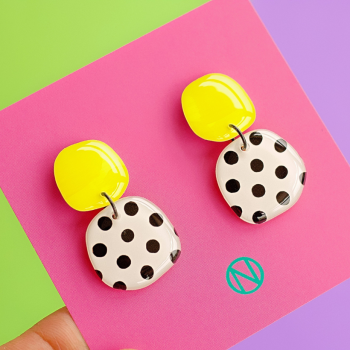 Polka Dot Mini Statement Earrings