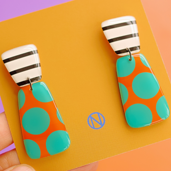 Mega Dots Statement Earrings