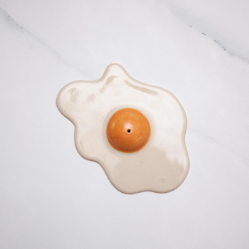 Egg Ceramic Incense Holder