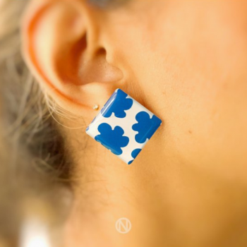 Flowers Statement Stud Earrings