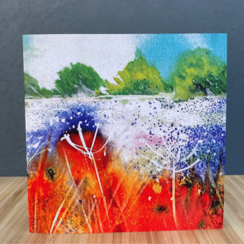 Poppy Fields Greeting Card