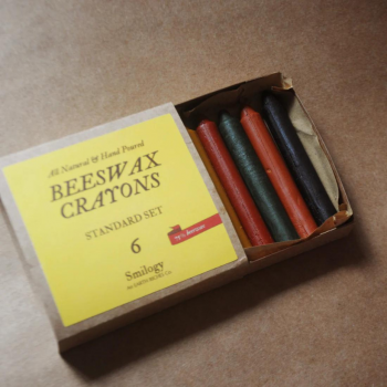 6 Standard Beeswax Crayons